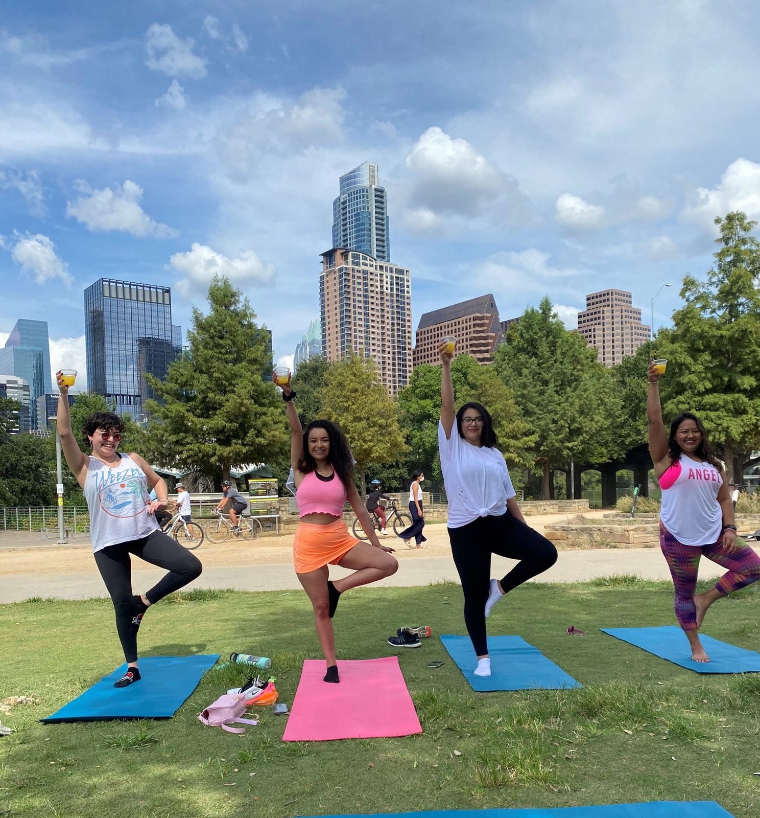 Private yoga class in Austin