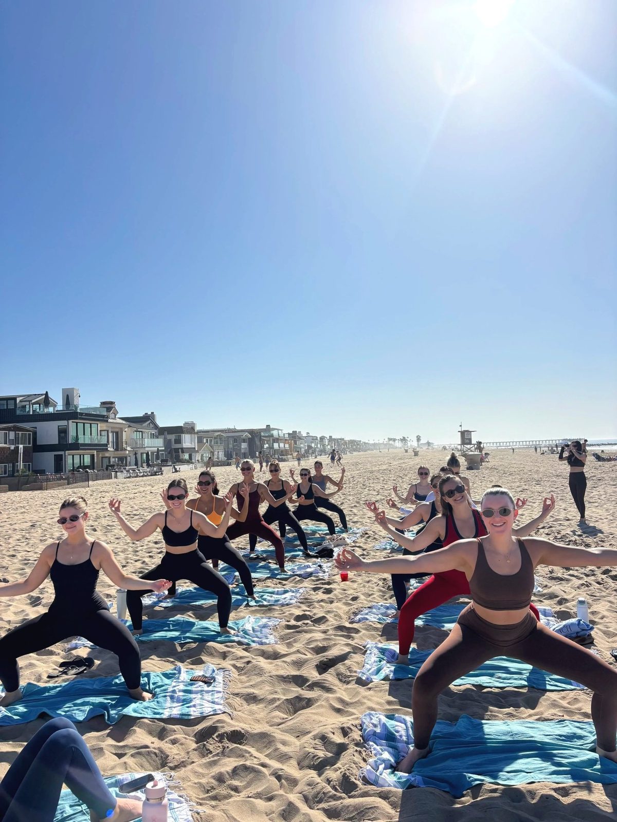 Private yoga class in Newport Beach