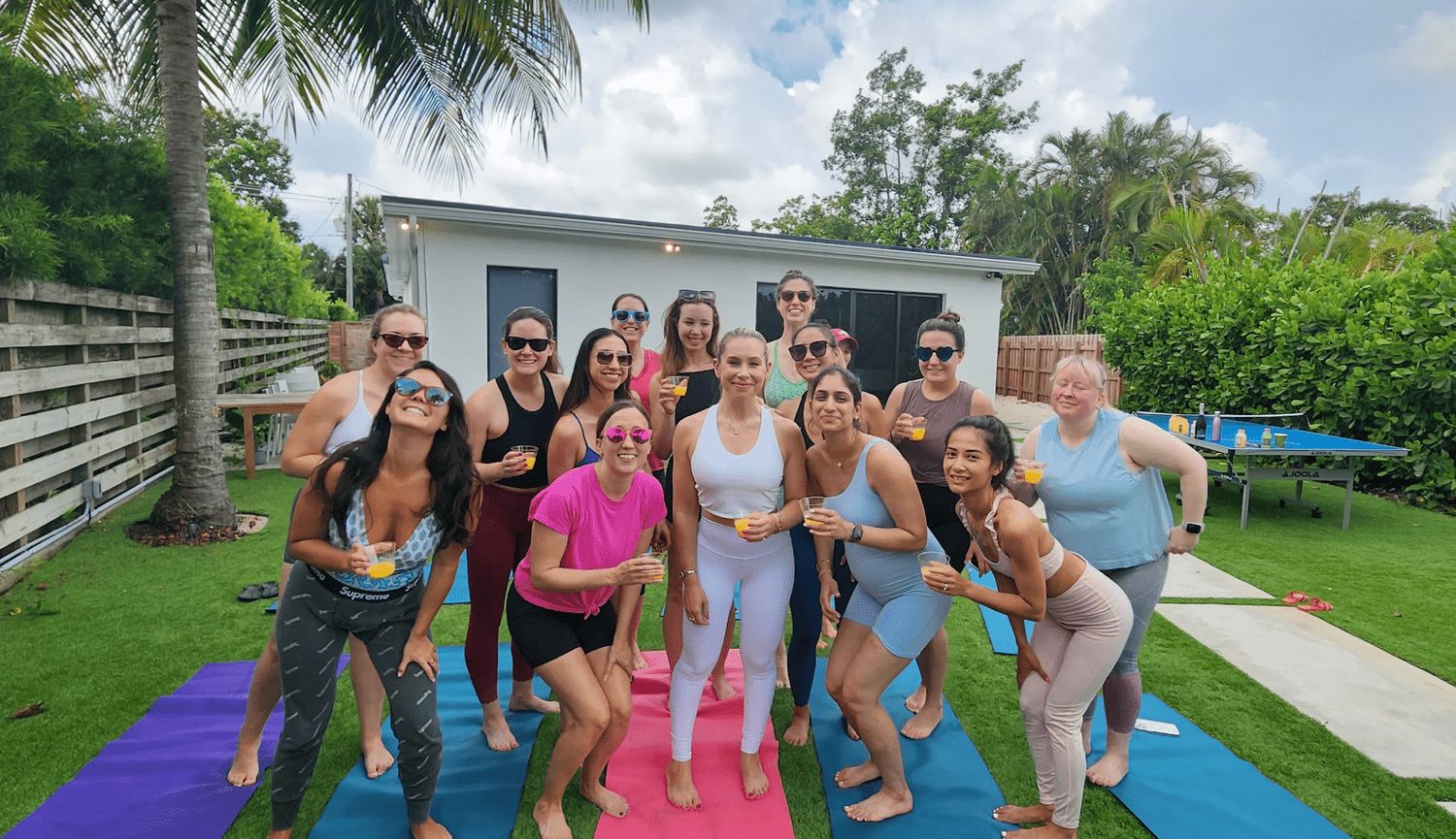 Private yoga class in Palm Beach
